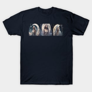 Triple Moon Goddesses T-Shirt